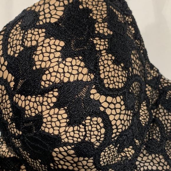 WACOAL black lace overlay push-up bra size 32C - Picture 3 of 7